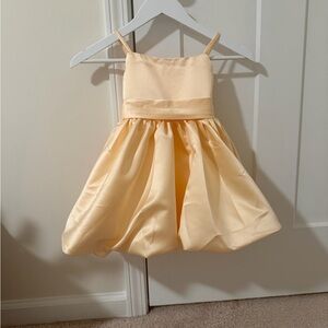 Yellow Flower Girl Dress